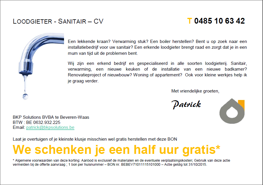 verwarmingsinstallateurs Beveren-Waas | BKP Solutions