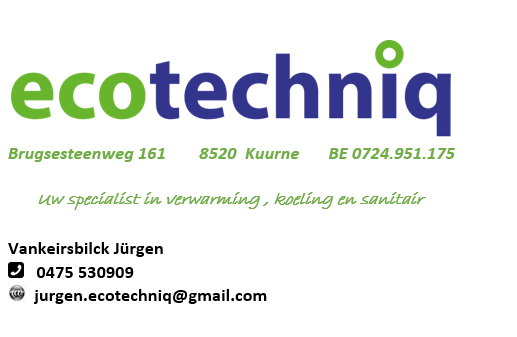 verwarmingsinstallateurs Harelbeke EcotechniQ bvba